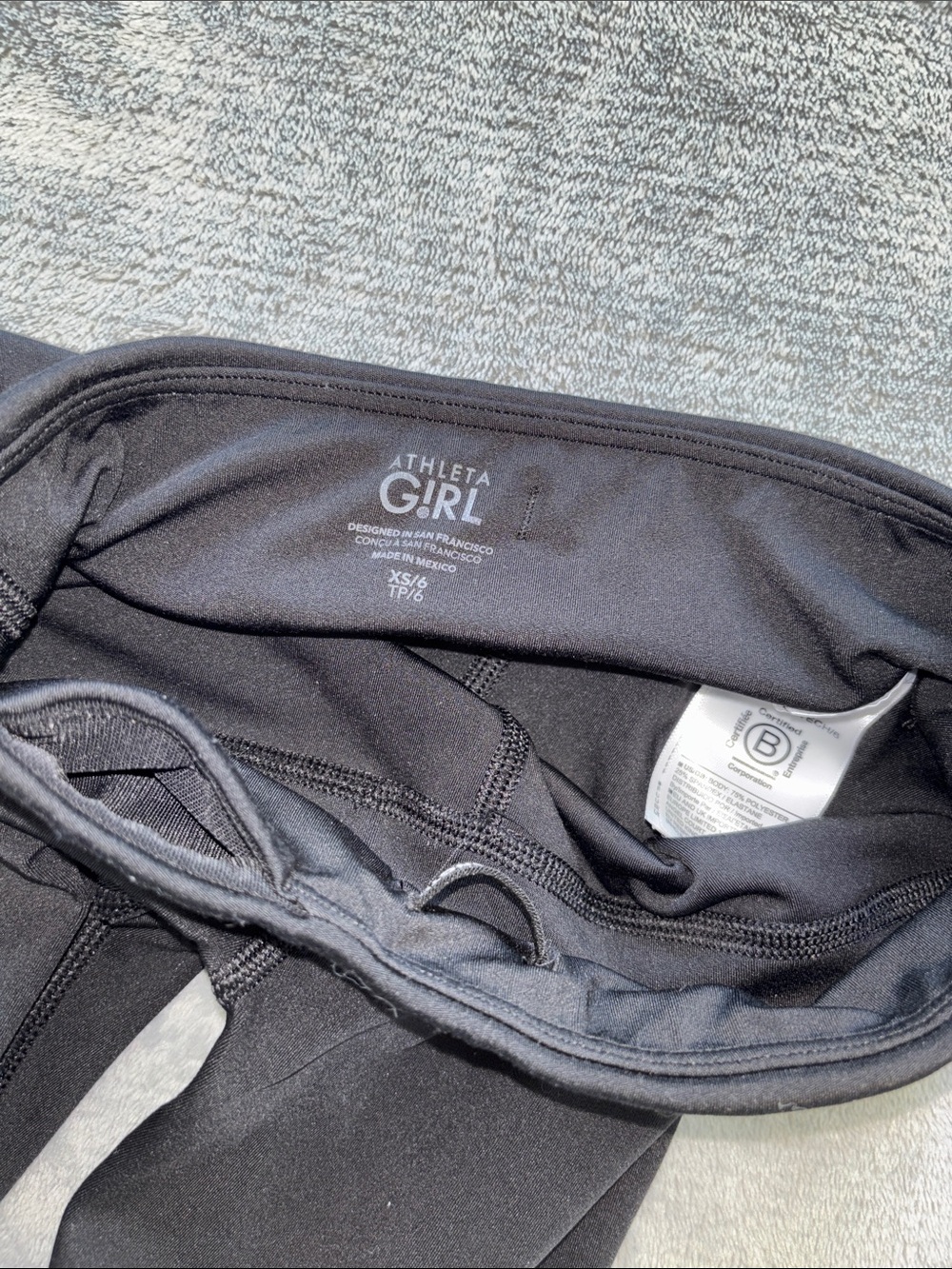 Athleta Girl high rise chit chat leggings XS 6 - Picture 4 of 7